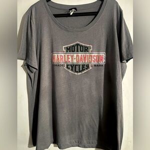Women’s Harley Davidson Bejeweled Shirt, size XXL